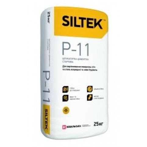 SILTEK P-11/25кг Штукатурка цементна стартова